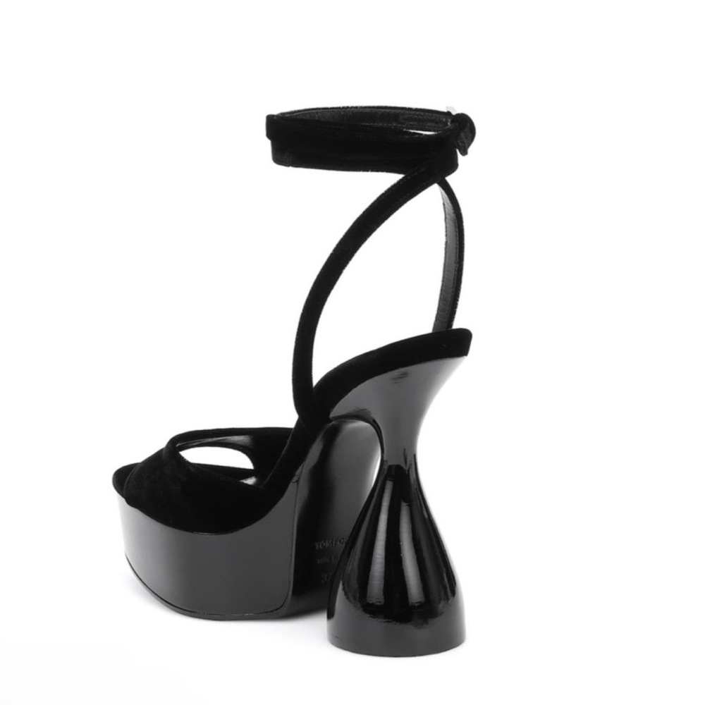 Tom Ford Velvet Disco Platform Sandal